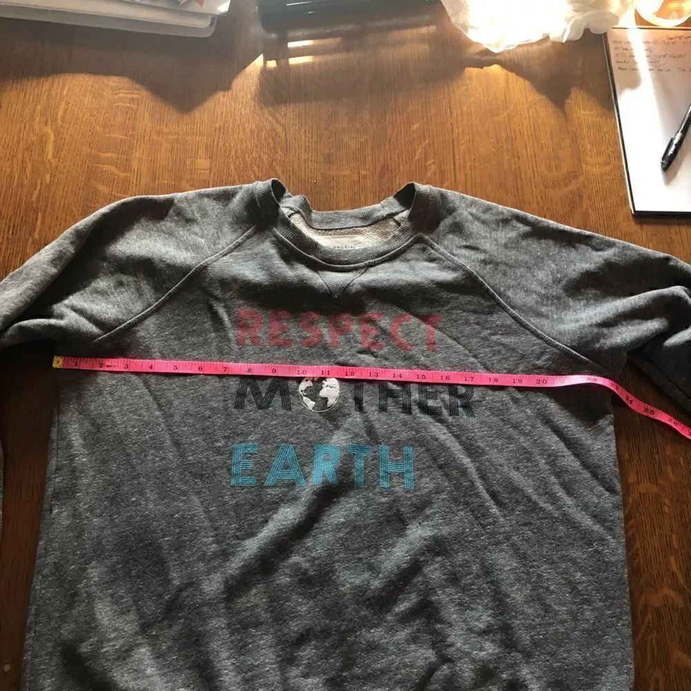 NWOT SOL ANGELES Respect Mother Earth Graphic Sweatshirt In Heather - Picture 8 of 9